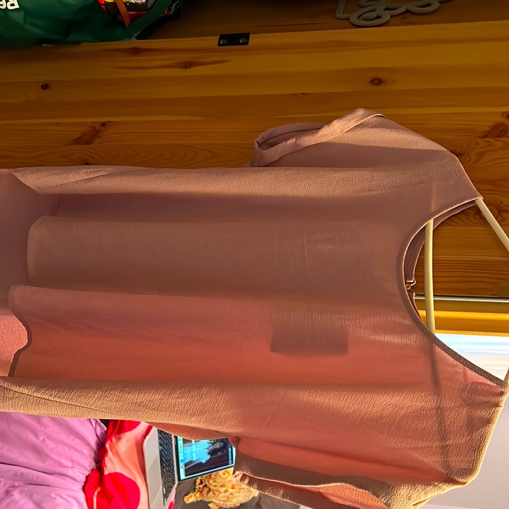 Dusty Rose Short Sleeve Blouse